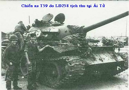 Chiến Xa T54 do LĐ-258 tịch thu vo ngy 9/4/72 tại i Tử